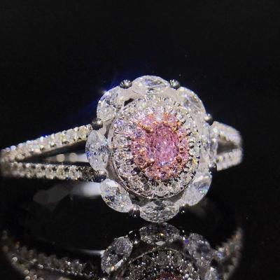 China CLASSIC light jewelry fashion design jewelry big Diamond Engagement Wedding Ring gift for women ring customization jewelry 2020 for sale