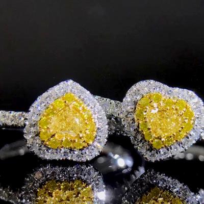 China CLASSIC Party Wedding Preferred 3mm To 12mm Colored Diamond Ring Diamond Ring for sale