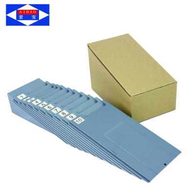 China ABS 10 Slotted ABS Punch Attendance Sheet Holder / Punch Attendance Sheet Holder Bracket for sale