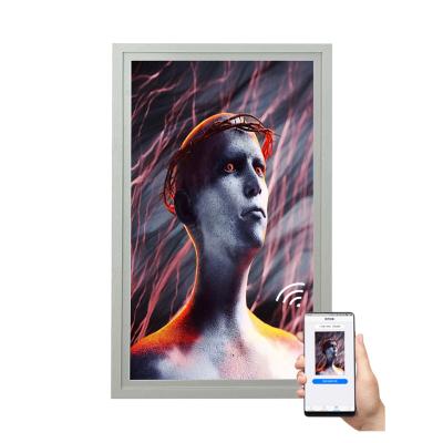 China Wholesale Wifi 32 inch 43 inch large 55 inch nft show frames Opensea art visual nft symbolic frame for sale