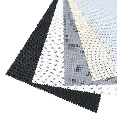 China Chinese Supplier 1% Sunscreen Franchise Quality Roll Sunscreen Material Minimalist PVC Exterior Sunscreen Fiberglass Cloth For Blinds for sale