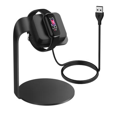 China Durable Aluminum Alloy USB Fast Charger Data Cable For Fitbit Luxe Bracket Cradle Stand Power Dock Station Charging Adapter for sale