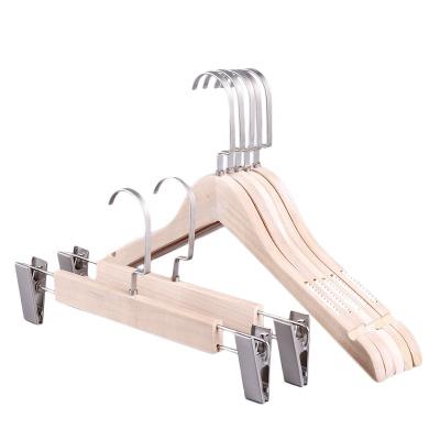 China Modern Wholesale High Quality Standard Shirt Coat Suit Hanger Wood Hangers for sale