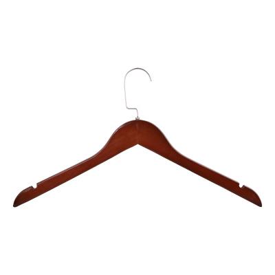 China Modern Factory Price OEM Laundry Customized Wooden Adult Clothes Hanger for sale