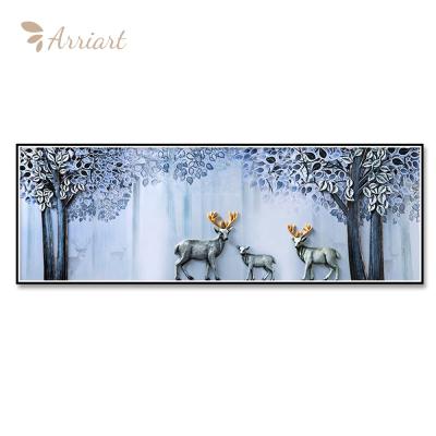 China Natural Scenery Forest Deer Painting Diy Rhinestone Art Painting 5D Diamond Painting full drill diamonds for sale