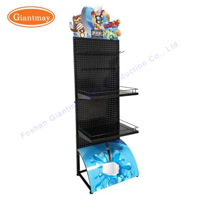 China Van de Machtshulpmiddelen van de hoogste Kwaliteits Kleinhandelswinkel de Plank van Peg Board Stand Iron Display Te koop