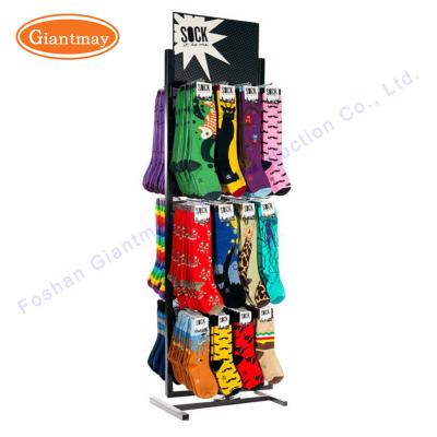 China Metal Table Top Rack Counter Metal Display Stand For Socks for sale