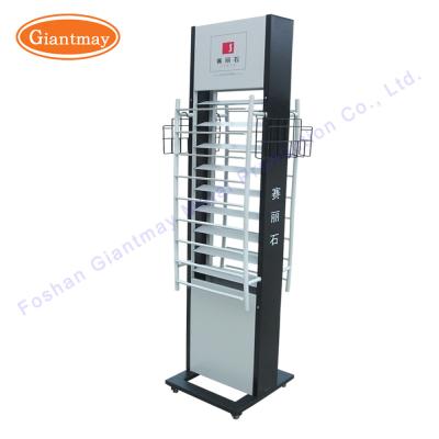 China Metal Floor Stand For Showroom Ceramic Tile Display Rack for sale