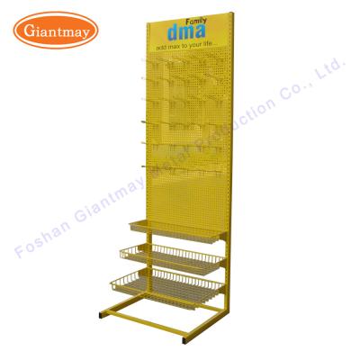 China Expositor Hardware Tools Metal Display Stand Store Shelving for sale