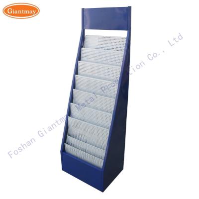 China Free Standing Shelving Product Pegboard Display Stand Metal for sale