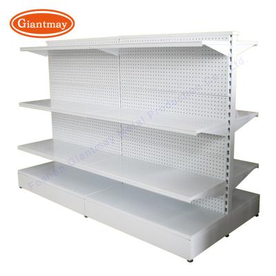 China Supermarket Store Shelf Display Stand Double Side Pegboard for sale