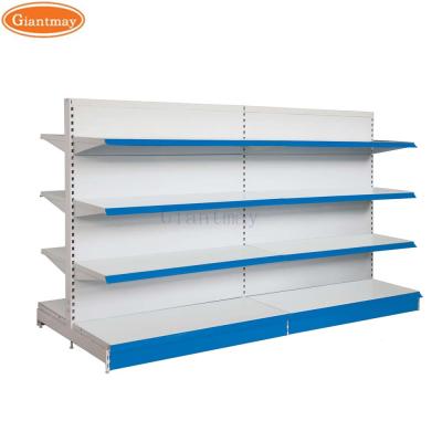 China Heavy Duty Gondola Retail Display Racks Cosmetics Supermarket Display Shelf for sale