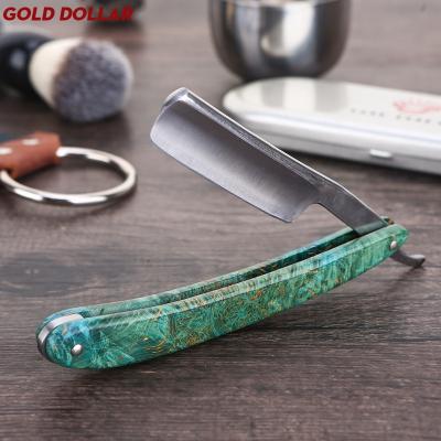 China Single Blade Cutting Throat Shaving Straight Razor Carbon Steel German Barber Sharpen Straight Razor Shave Safty Throat Razors for sale