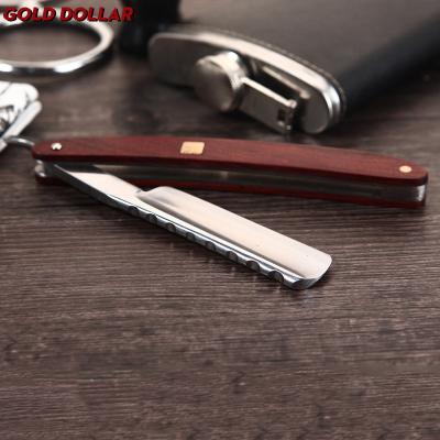 China WOODEN HANDLE Single Blade Throat Shaving Razor Safty Razor Straight Shaving Ready Cut WOODEN HANDLE for sale