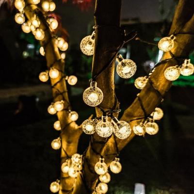 China Christamas Decoration Factory Direct Sale Solar Outdoor Waterproof LED String Lights Christmas Garden Decoration Lights for sale