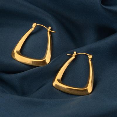 China BOHEMIA Circle Earrings Stainless Steel Fashion Earring Wedding Earrings 18k Gold for sale