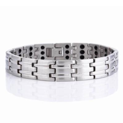 China 2021 new arrival fashionable stainless steel bracelet health care bracelet jewelry for all people for sale