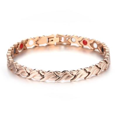 China 2021 New Arrival Fashionable Rose Gold Bracelet Energy Bracelet Stainless Steel Bracelet For All People for sale