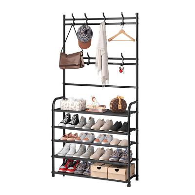 China Tropical Shoe Rack Storage Cabinet Entry 4 Tiers for sale