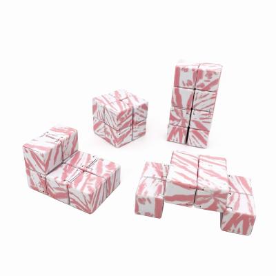 China Cartoon Toy Wholesale Fun Resistance Anxiety Anti Stress Magic Infinite Cube Effort Business Decompression for sale