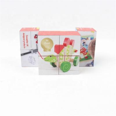 China Customized Magnetic 100% Eco-friendly Puzzle Educational Magnetic Foldable Magic Cubes for sale