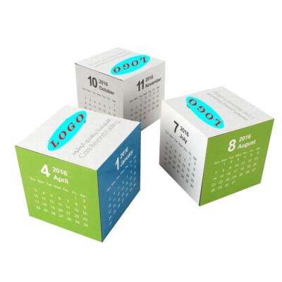 China Cartoon Toy Factory Price Diy Personalized Calendar Rotation Puzzle Folding Magic Cube for sale