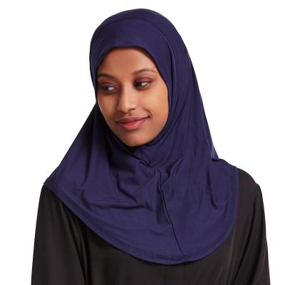 China Wholesale Common Muslim Daily Life Women Heardscarf Double Sided Flexible Modal Tank Tops Plus Size Hijab Headscarf for sale