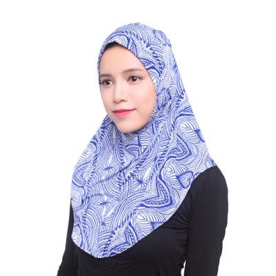 China High Quality Simple Ice Silk Muslim Hijab Underscarf Soft Fashion Soft Hijab Women's Ice Silk Scarf for sale