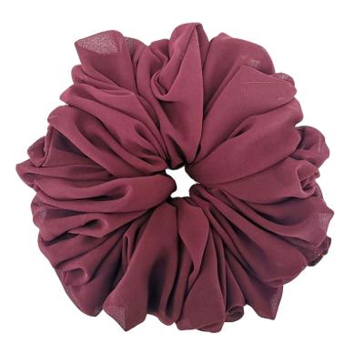 China Chiffon tank top under hijab chiffon tank top under hijab hot seller chiffon hair scrunchies for women Scrunchy hair ties flips hair scrunchie for sale