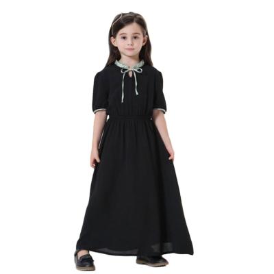 China Abaya Hot Selling Beautiful Islamic Girl's Muslim Dress Plus Size Clothing Plus Size Kids Long for sale