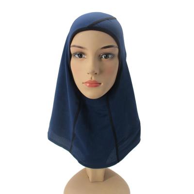 China breathable & waterproof breathable & High Quality Muslim Stitching Waterproof Breathable Bikes Hijab Scarf Sports Turban Mountaineering Motorcycles Stretch Hat For Women for sale