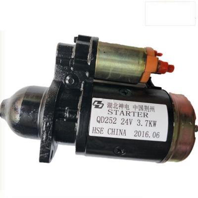 China Heavy truck fuel parts changchai 4L88 engine starter motor QD252 for forklift for sale