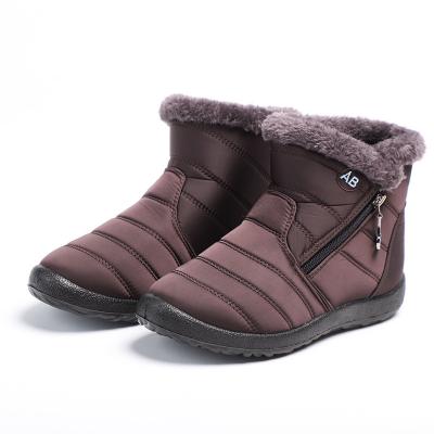 China 2022 plus size winter light weight snow fashion trend rejects super warm fashion fur flat snow boots women shoes wholesale for sale