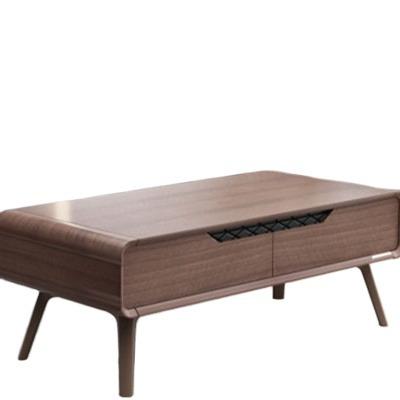 China 2020 china modern design solid wood hourseat factory wooden coffee table for sale