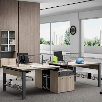 China Contemporary Hourseat Customized Office Furniture Melamine Sheet Workstation Desk Modern Design Style for sale