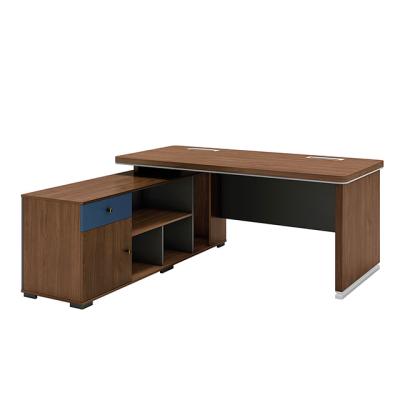 China Easy to install luxury hourseat L shape corner desk side desk for sale