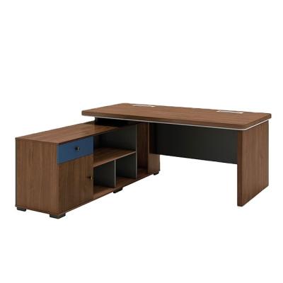 China Easy To Install Hot Selling Ergonomic Wooden L Shaped Computer Table Corner Desk Hourseat Physical Channels for sale