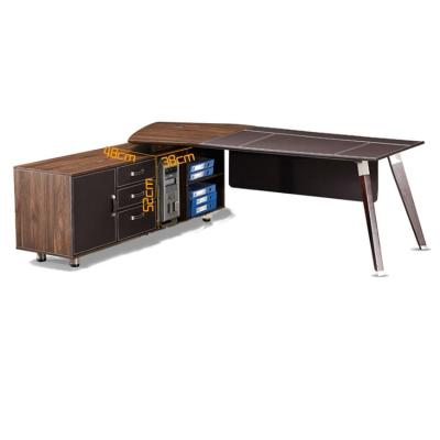 China Easy To Install Customized Hourseat Executive Office Furniture Modern Design Office Melamine Work Desk for sale