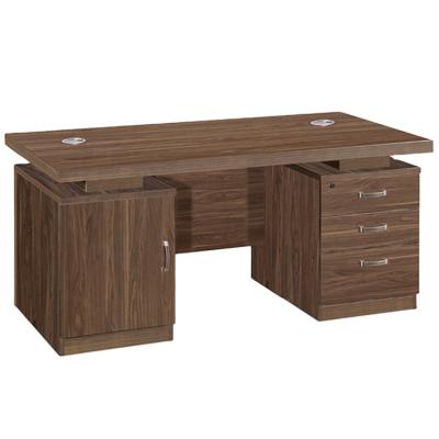 China High Quality Removable Cover Hourseat Work Table Manager Desk With Drawer Luxury Office Furniture for sale