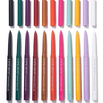 China 6 Rotary Packs Waterproof During Private Label Waterproof Gel Pencil Colored Eyeliner for sale