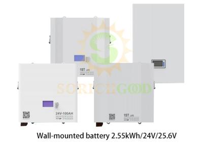 China Wall Mounted Battery Series 2.5-5kWh 24V 25.6V For Long Lasting Solar Energy Storage for sale