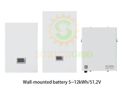 China 5120Wh 10240Wh 11776Wh Solar Energy Storage With LFP Technology DWB Wall Mounted Battery for sale