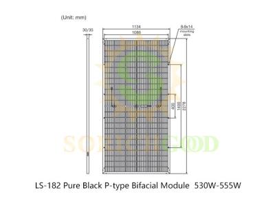 China 530W Monocrystalline Silicon Solar Panels For Commercial Solar Installations for sale