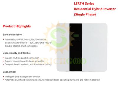 China Backup Power Solutions LSRTH Series Hybrid Inverters For Essential Electrical Loads for sale