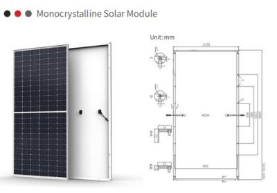 China 530W Durable Monocrystalline Silicon Panels for Residential and Commercial Rooftop Systems for sale