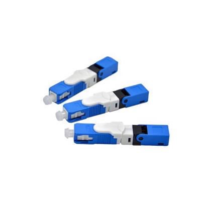 China FTTH SC/UPC SC/PC Single Mode Optical Fiber Fast Connector For FTTH Drop Cable for sale