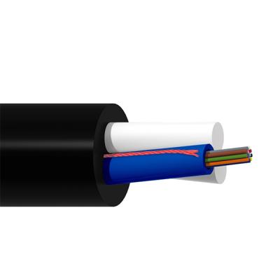 China Aerial Outdoor Fiber Optic Cable ASU 12 Aerial Cable 8 6 Core Fiber Optic Cable G652D 80M 120M Span ASU Cable for sale