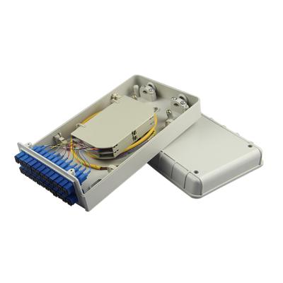 China CCTV/CATV Binds FTTH 24 /48 Port Fiber Optic Patch Panel Terminal Box Price ODF 48 With SC/PC PLC Splitter for sale