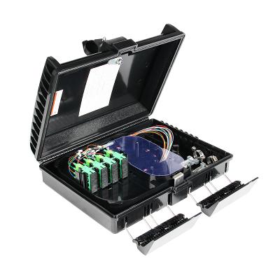 China High performance for fiber optic 16 distribution box design the new 24 core splice splitter fiber optic distribution box for sale