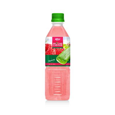 China Natural 500ml Bottled Healthy Aloe Vera Juice Drink With Pulp for sale